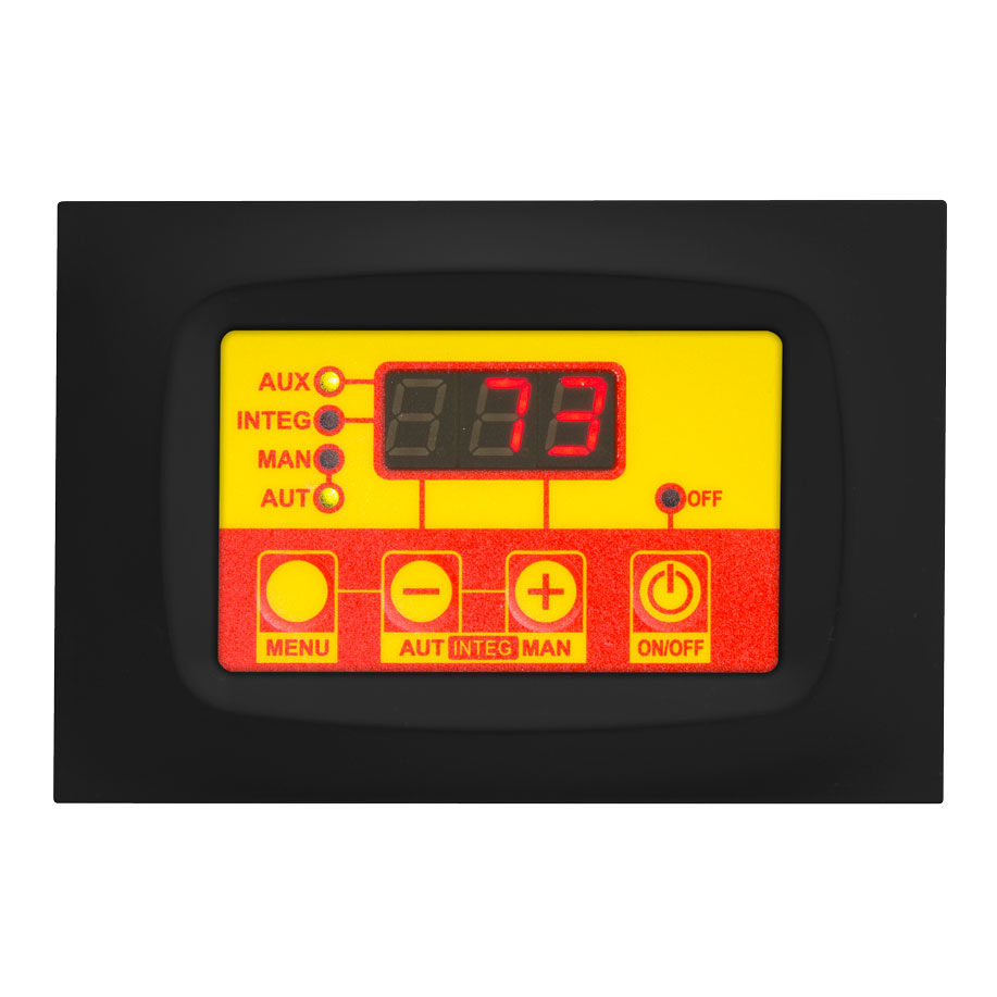 termoregolatore pannelli solari TSOL01 placca gialla e nera